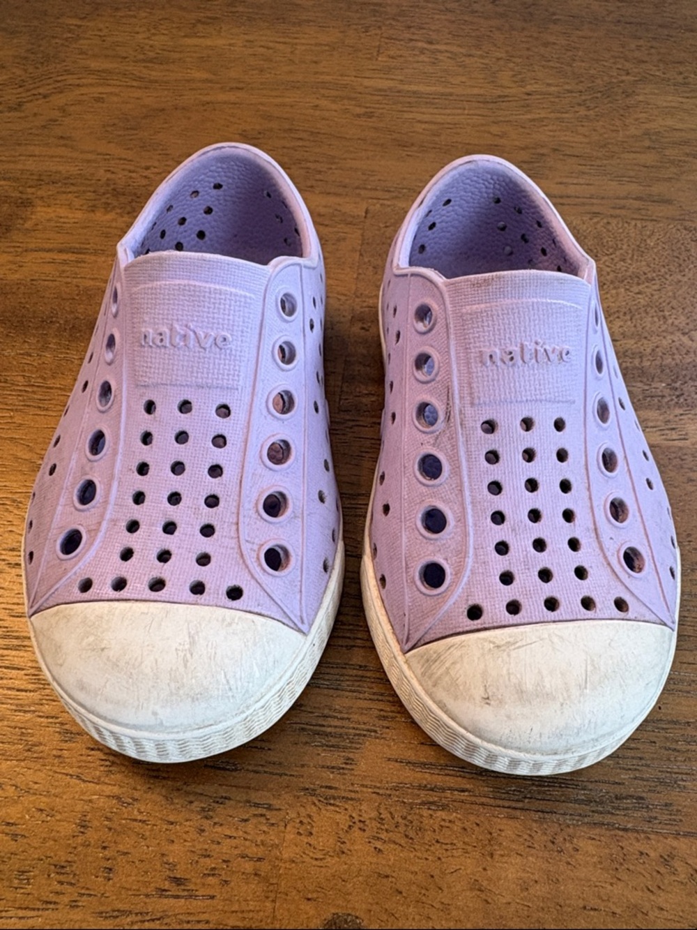 Native Kids Slip-On Sneakers in Lavender